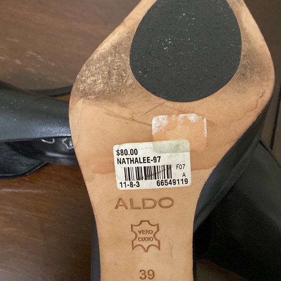 Aldo Black Pumps Size 9 (39) - Picture 3 of 3